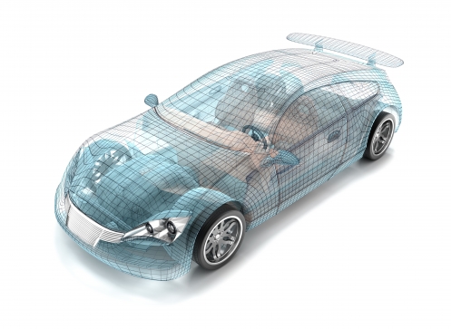 Automobile wireframe